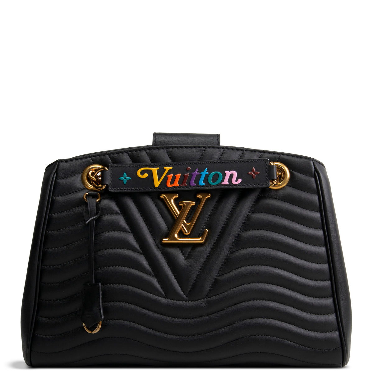 LOUIS VUITTON New Wave Chain Tote - Black