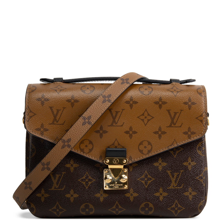 LOUIS VUITTON Monogram Reverse Pochette Metis