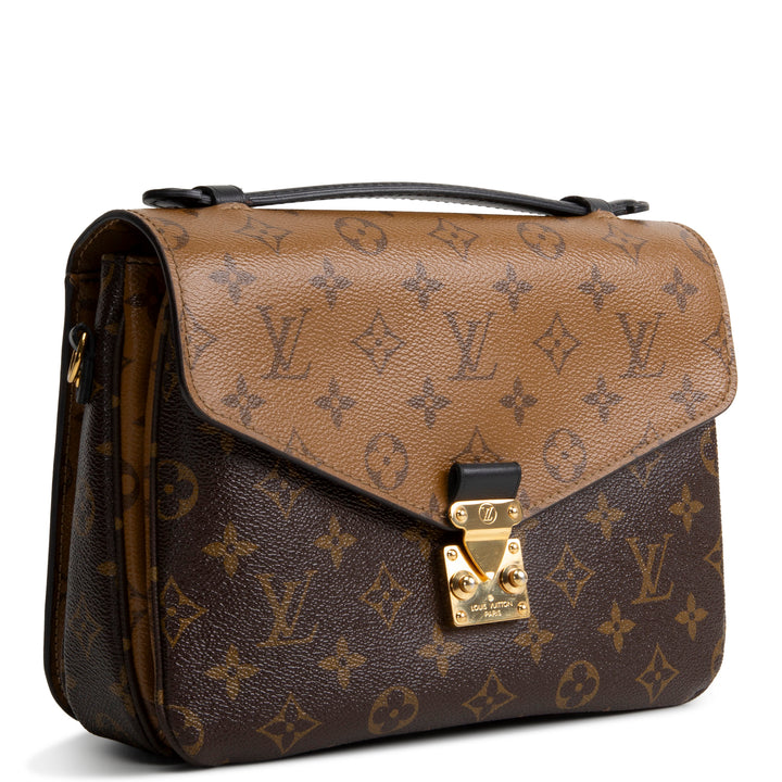 LOUIS VUITTON Monogram Reverse Pochette Metis