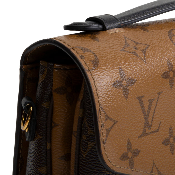 LOUIS VUITTON Monogram Reverse Pochette Metis