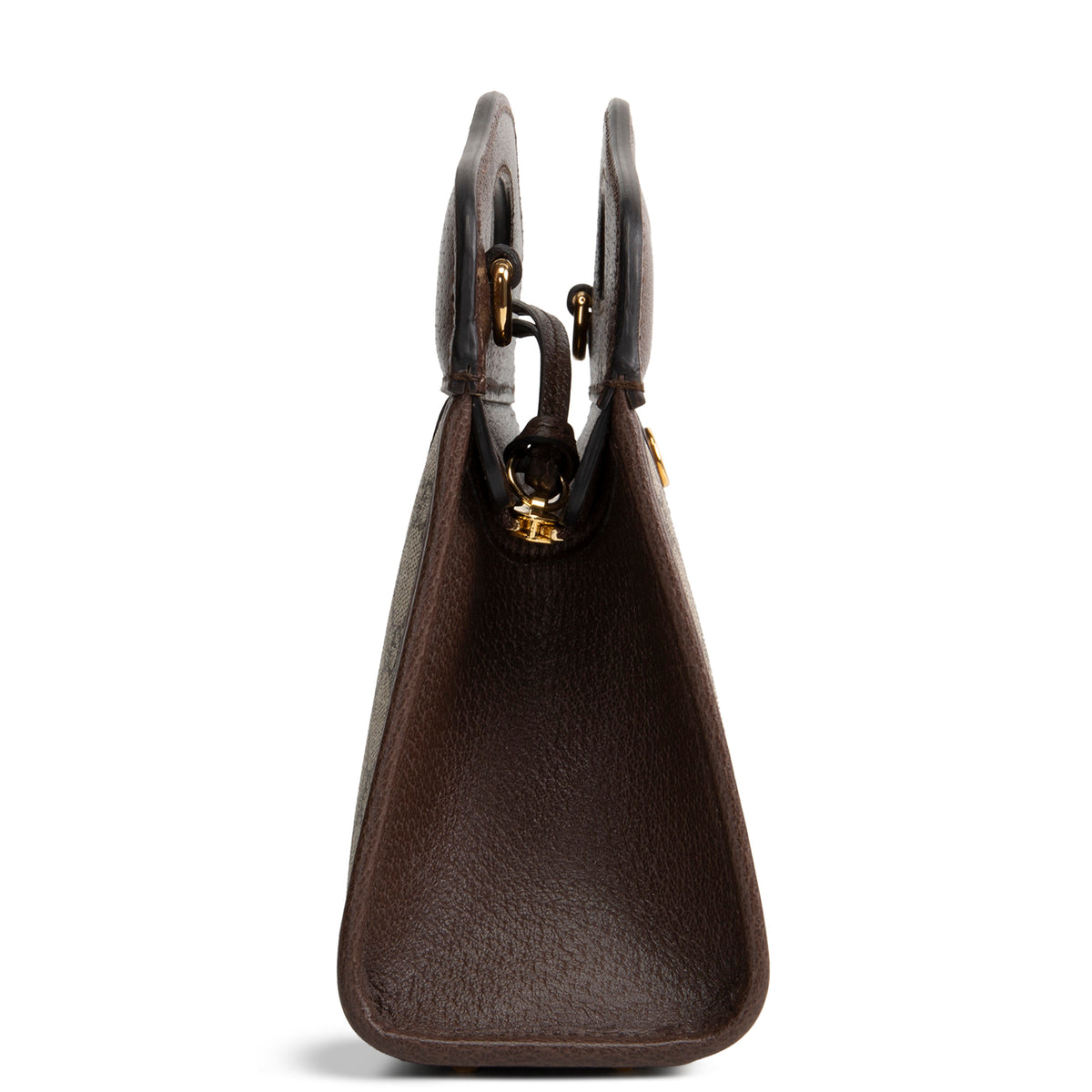 GUCCI GG Supreme Ophidia Cutout Handle Tote - Small