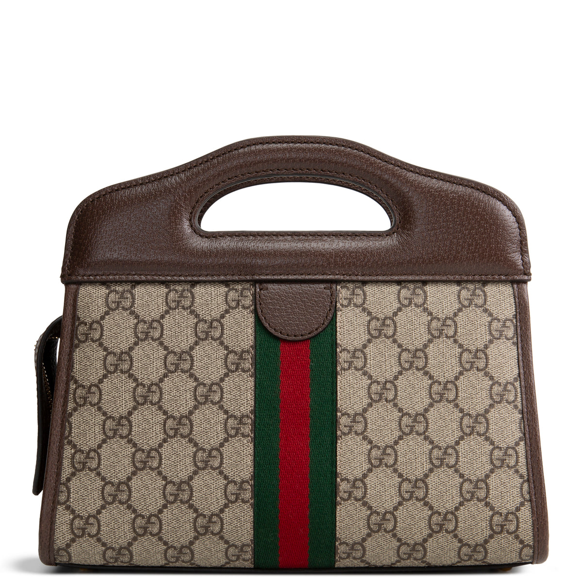 GUCCI GG Supreme Ophidia Cutout Handle Tote - Small