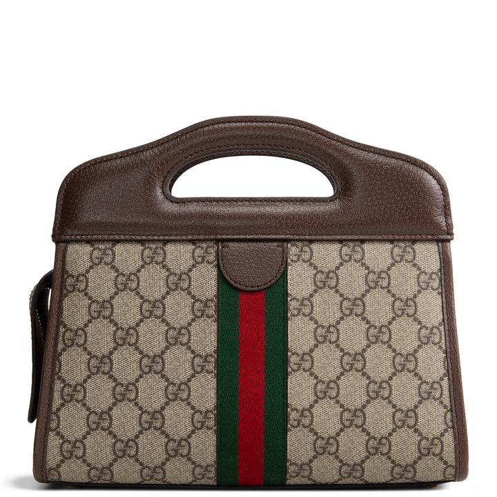 GUCCI GG Supreme Ophidia Cutout Handle Tote - Small