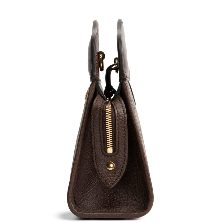 GUCCI GG Supreme Ophidia Cutout Handle Tote - Small