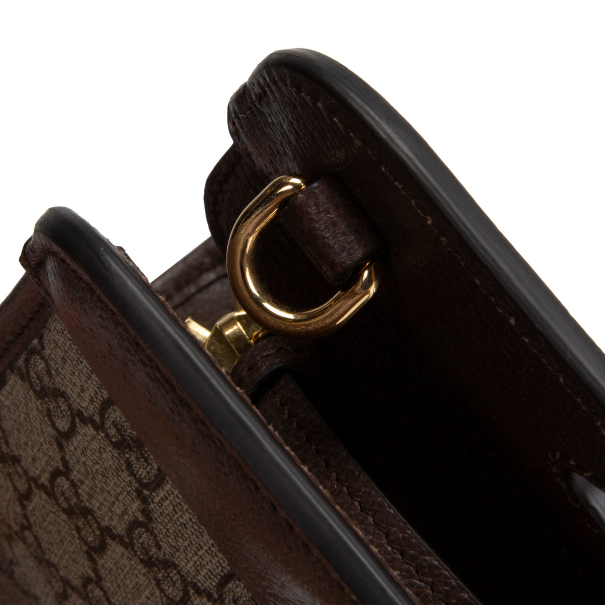 GUCCI GG Supreme Ophidia Cutout Handle Tote - Small