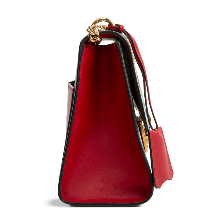 GUCCI GG Blooms Padlock Shoulder Bag - Medium