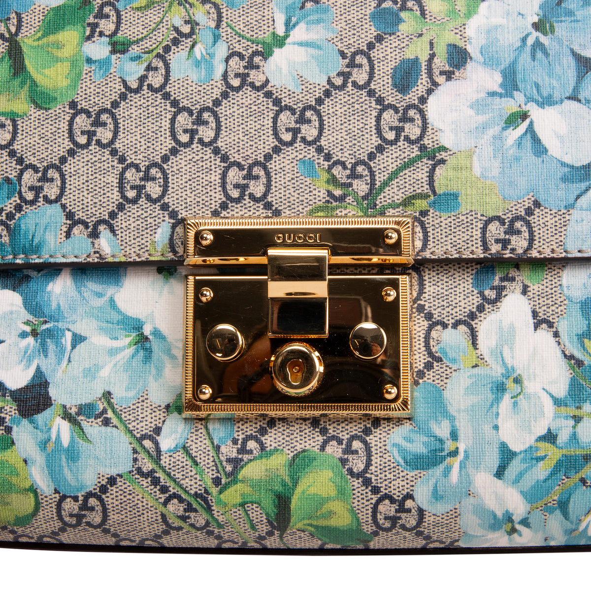 GUCCI GG Blooms Padlock Shoulder Bag - Medium