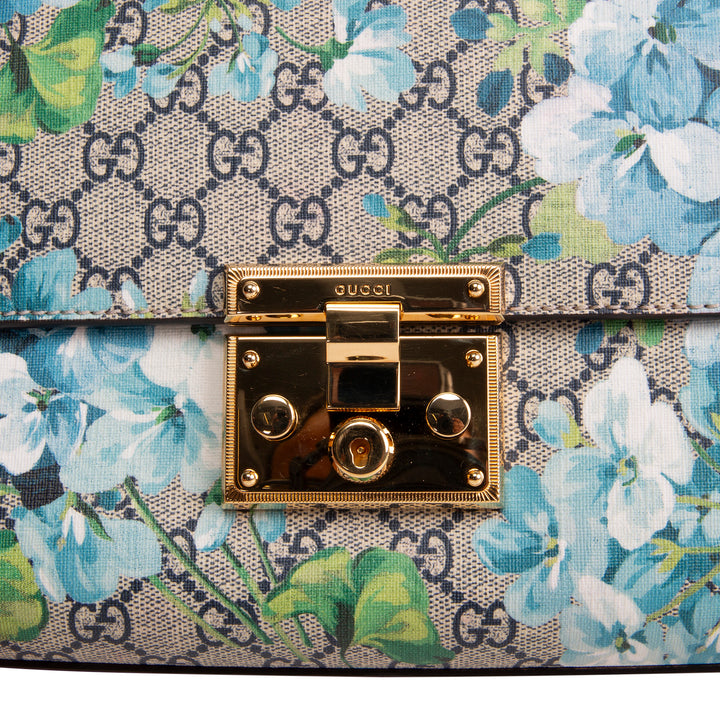 GUCCI GG Blooms Padlock Shoulder Bag - Medium