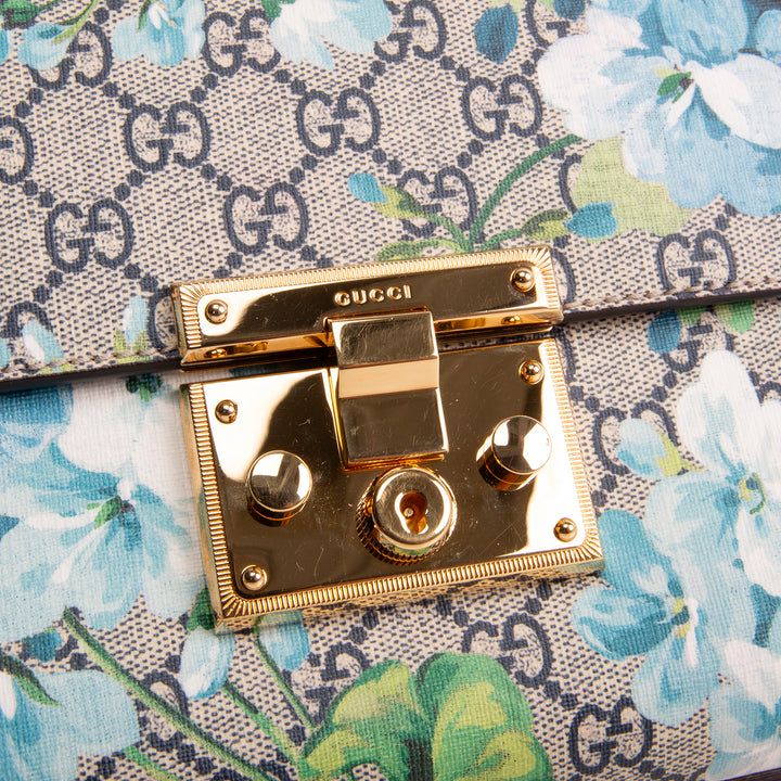 GUCCI GG Blooms Padlock Shoulder Bag - Medium