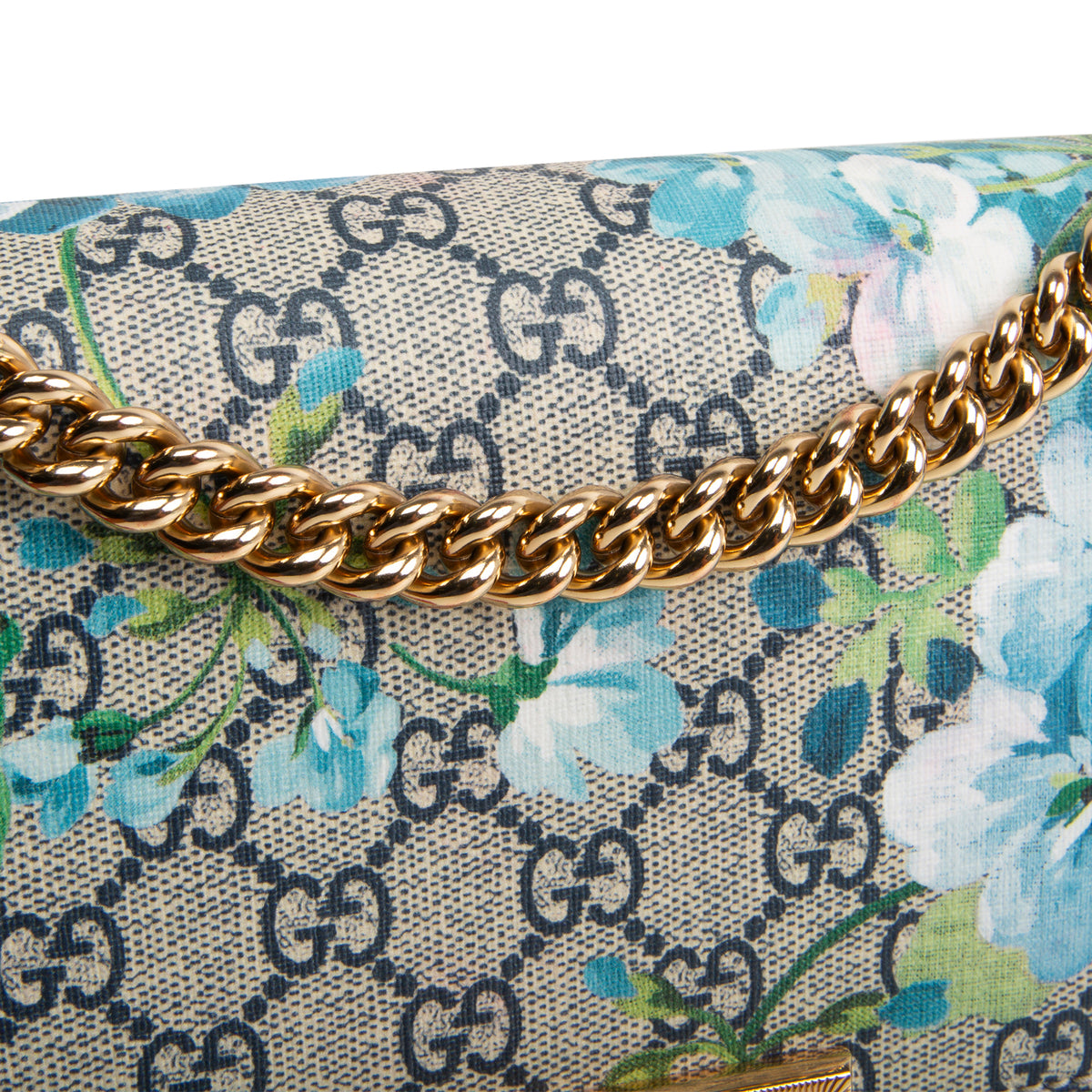 GUCCI GG Blooms Padlock Shoulder Bag - Medium