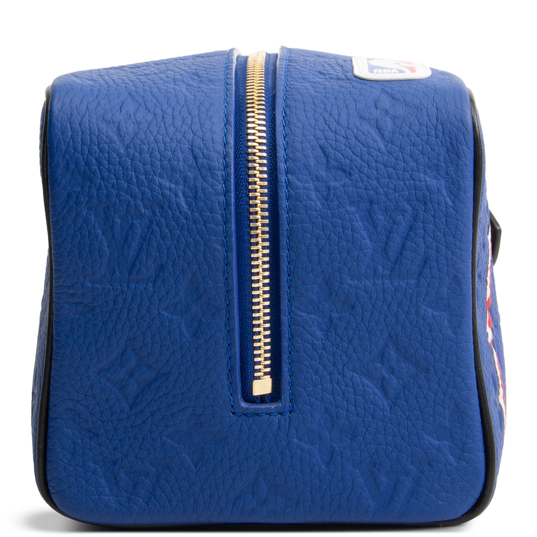 LOUIS VUITTON x NBA Cloakroom Taurillon Monogram Dopp Kit - Blue