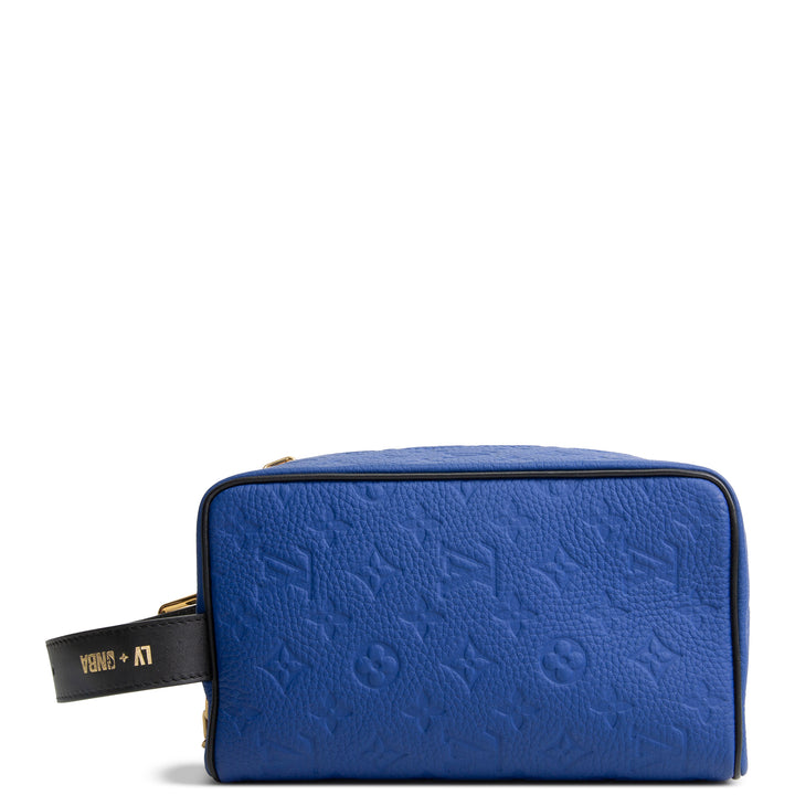 LOUIS VUITTON x NBA Cloakroom Taurillon Monogram Dopp Kit - Blue