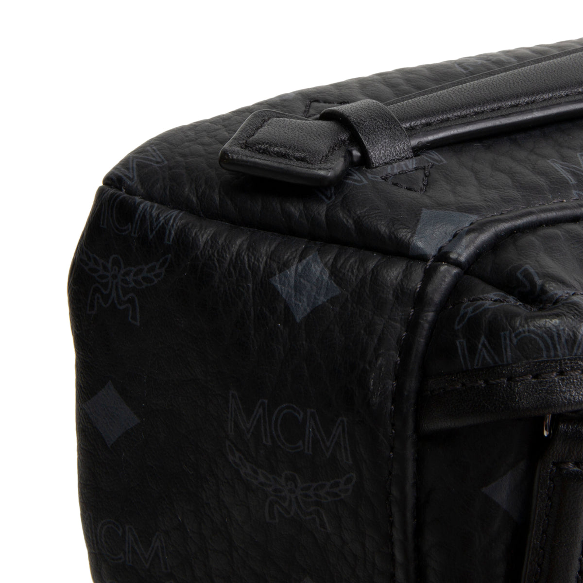 MCM Visetos Waist Bag - Black