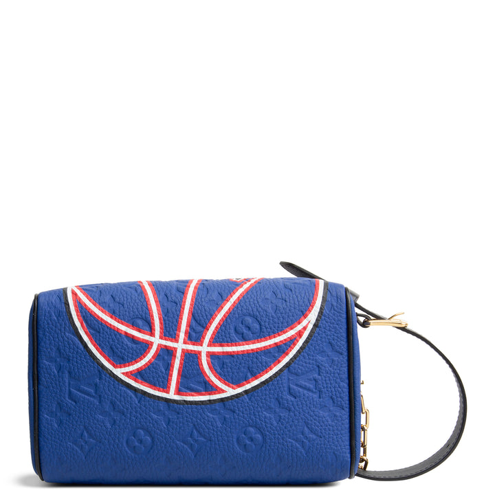 LOUIS VUITTON x NBA Cloakroom Taurillon Monogram Dopp Kit - Blue