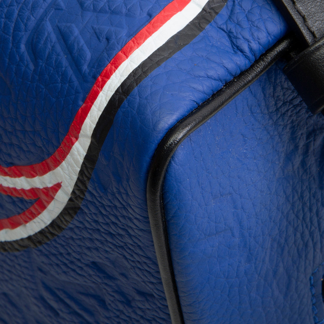LOUIS VUITTON x NBA Cloakroom Taurillon Monogram Dopp Kit - Blue