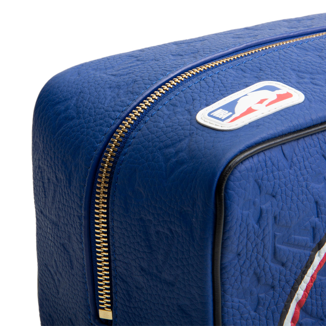 LOUIS VUITTON x NBA Cloakroom Taurillon Monogram Dopp Kit - Blue