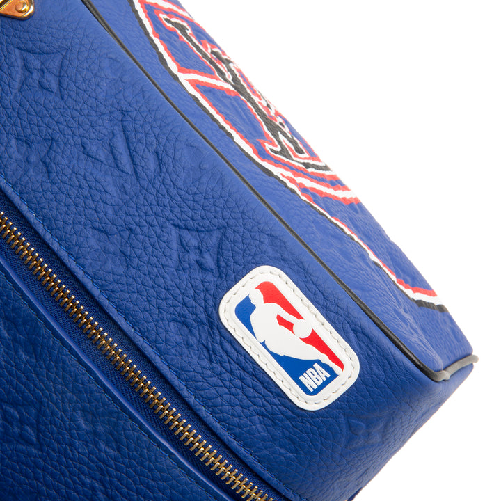 LOUIS VUITTON x NBA Cloakroom Taurillon Monogram Dopp Kit - Blue