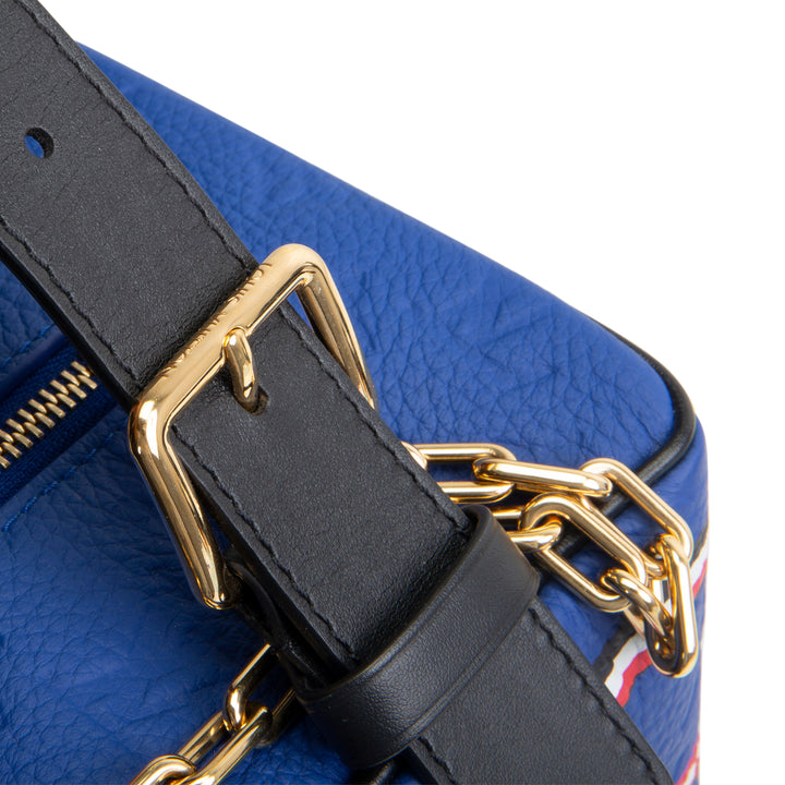 LOUIS VUITTON x NBA Cloakroom Taurillon Monogram Dopp Kit - Blue
