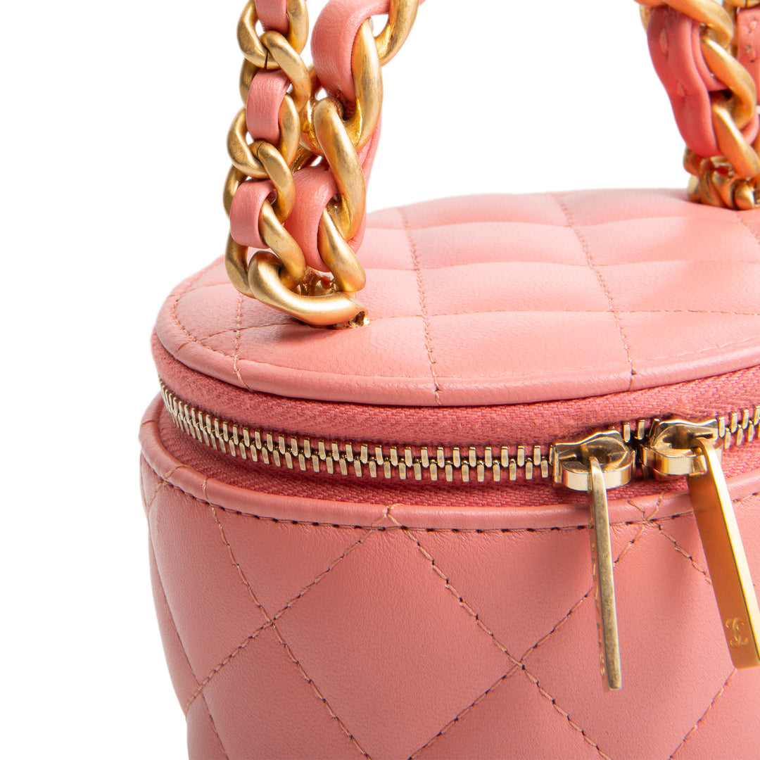 CHANEL Afternoon Tea Bucket Bag - Quilted Lambskin
