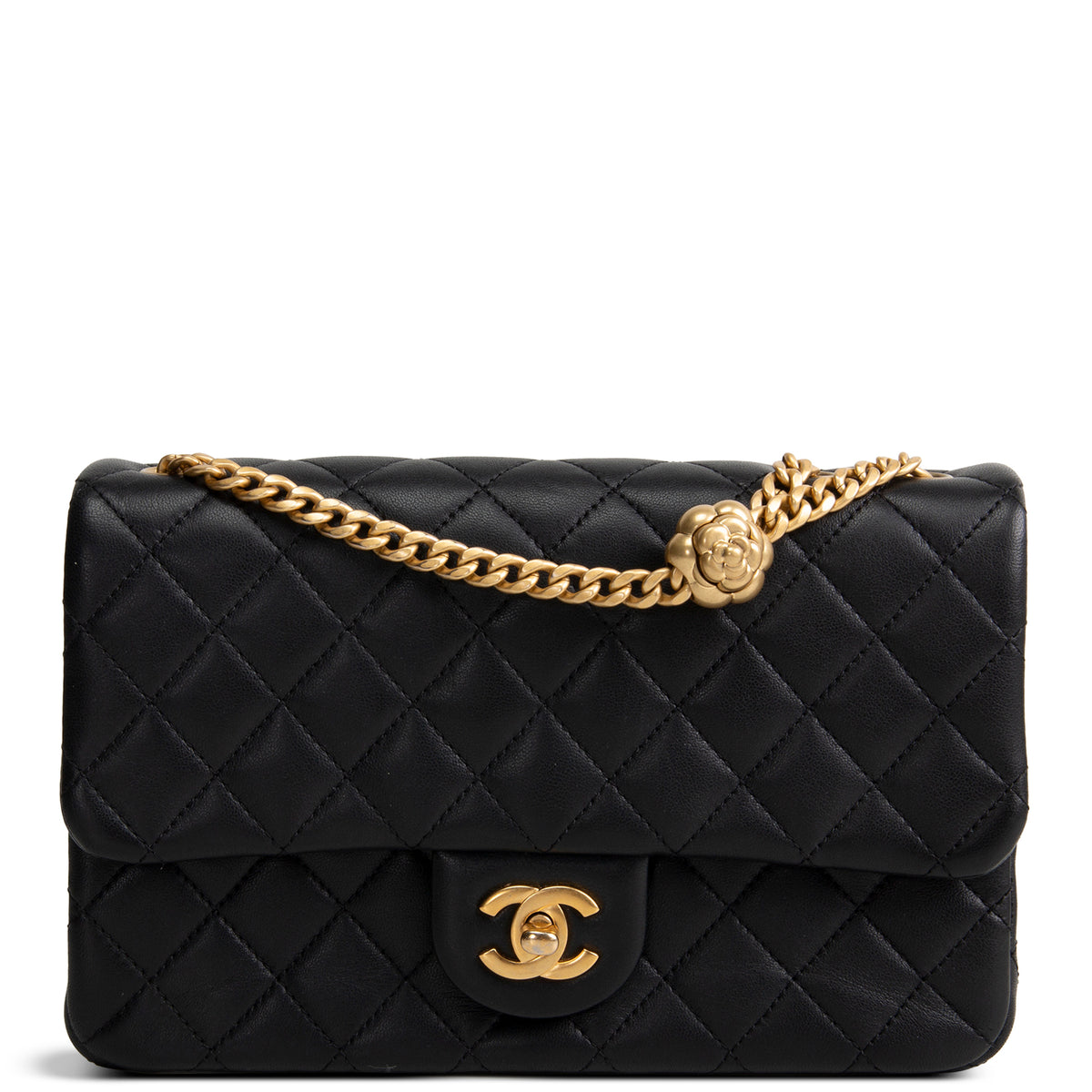 CHANEL Pearl Crush Small Flap Bag - Black