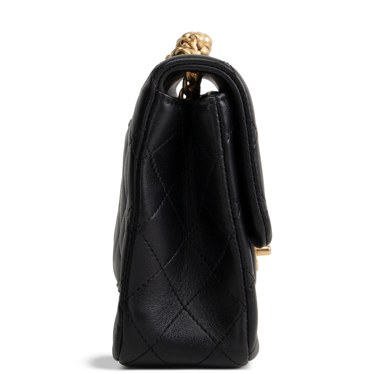 CHANEL Pearl Crush Small Flap Bag - Black