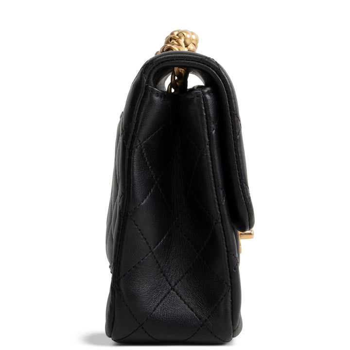 CHANEL Pearl Crush Small Flap Bag - Black