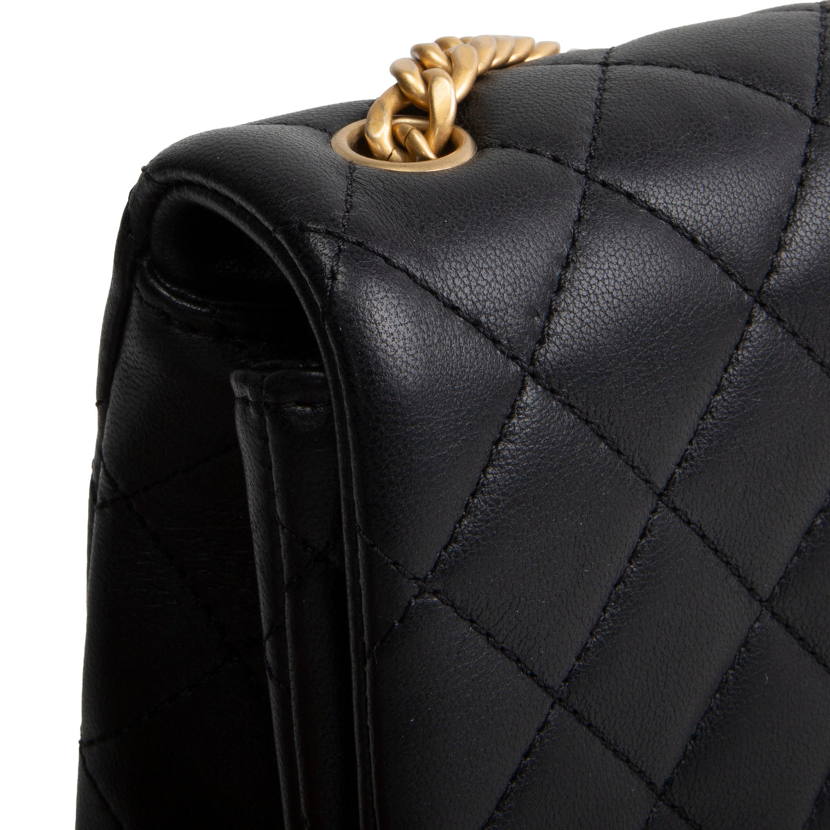CHANEL Pearl Crush Small Flap Bag - Black