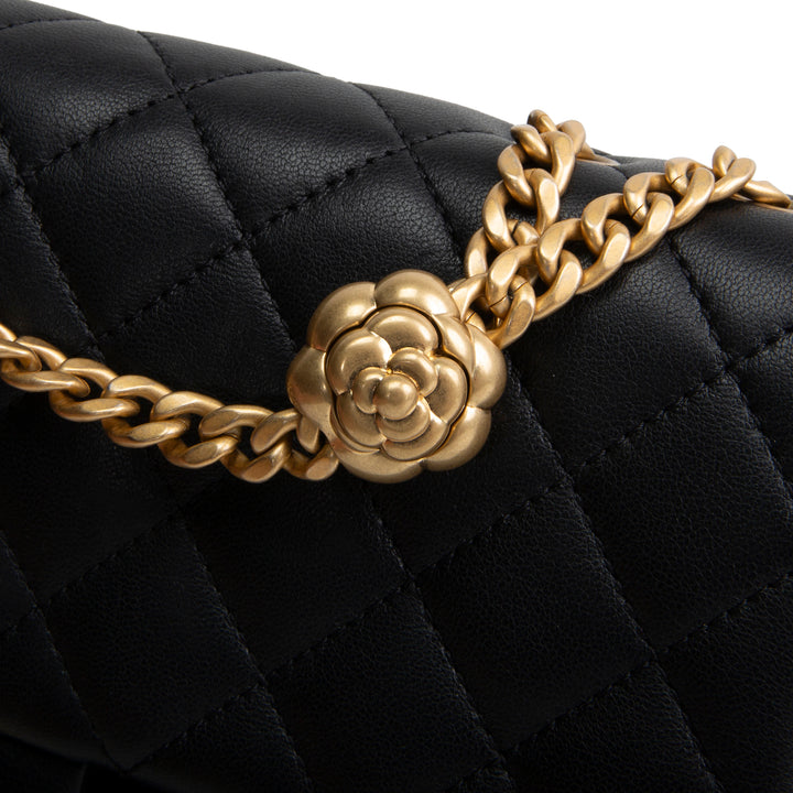CHANEL Pearl Crush Small Flap Bag - Black