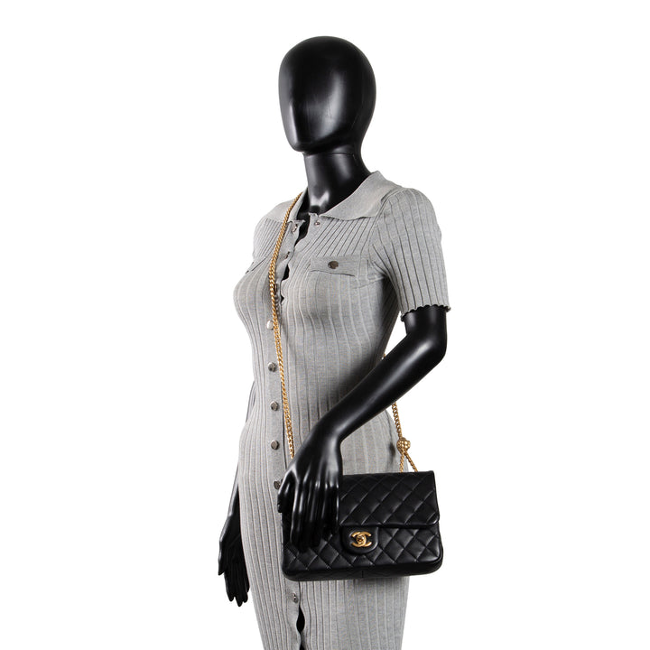CHANEL Pearl Crush Small Flap Bag - Black