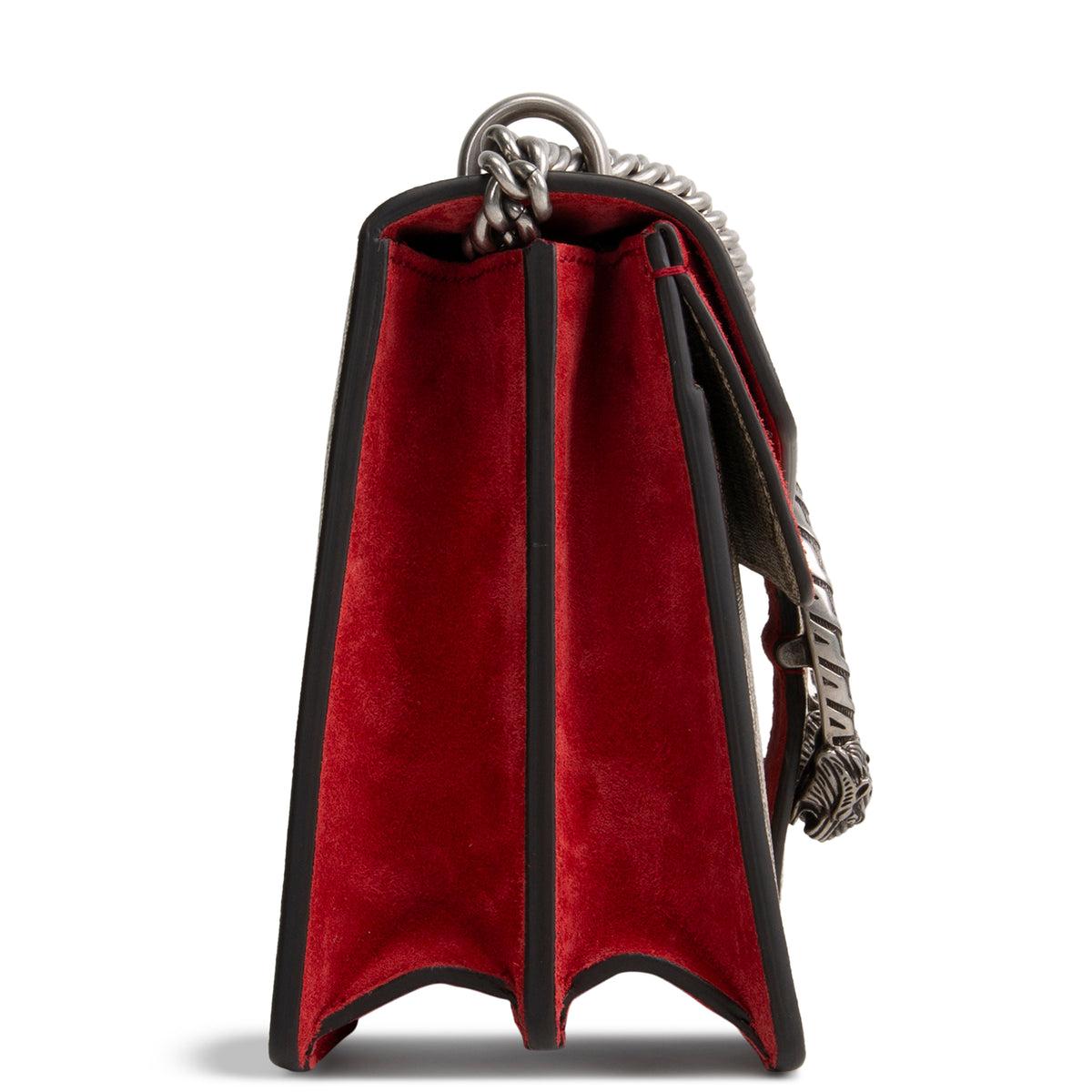 GUCCI GG Supreme Dionysus Shoulder Bag - Red Trim
