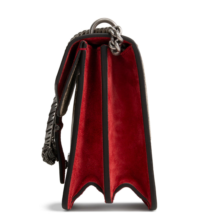 GUCCI GG Supreme Dionysus Shoulder Bag - Red Trim