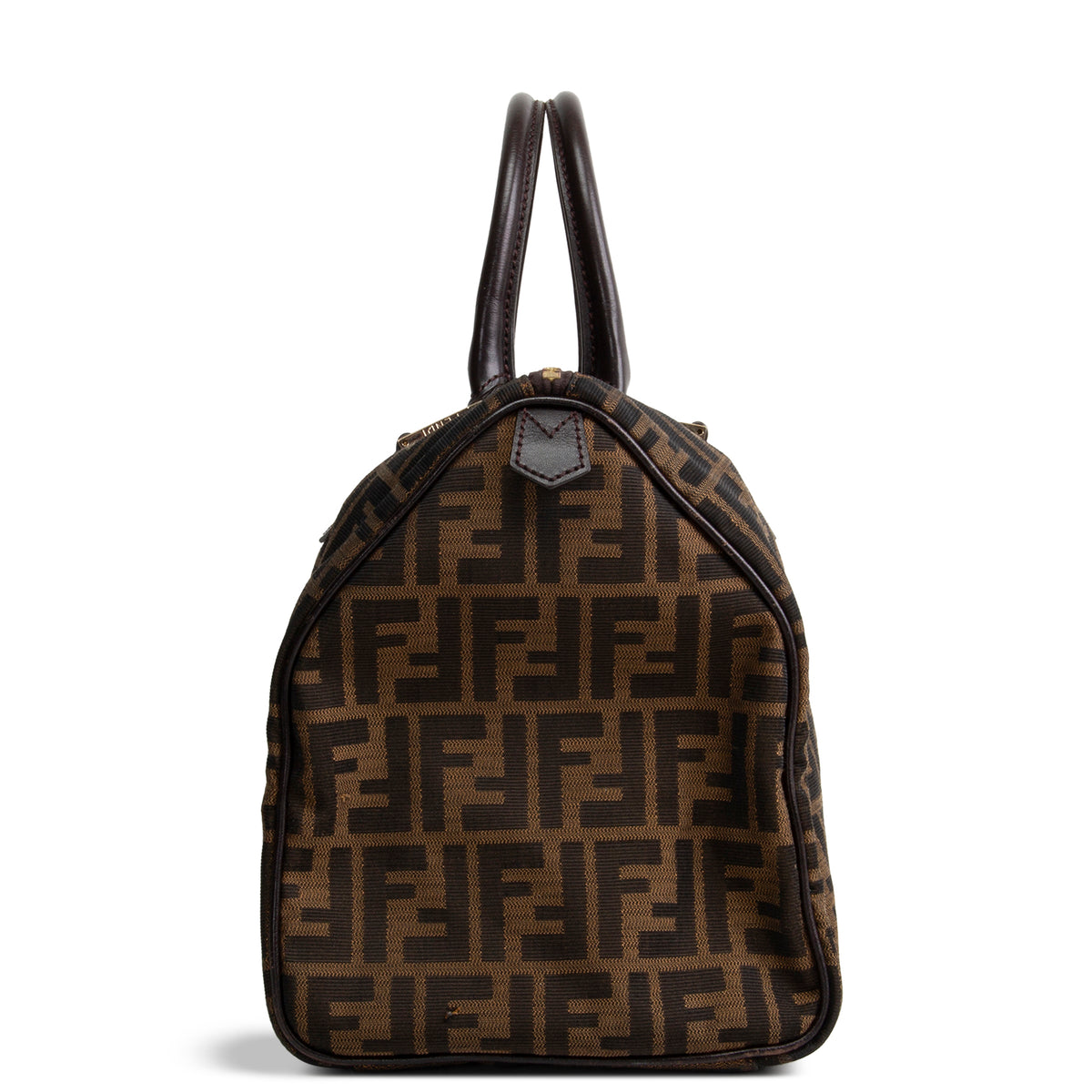 FENDI Zucca Chef Boston Bag - Tobacco