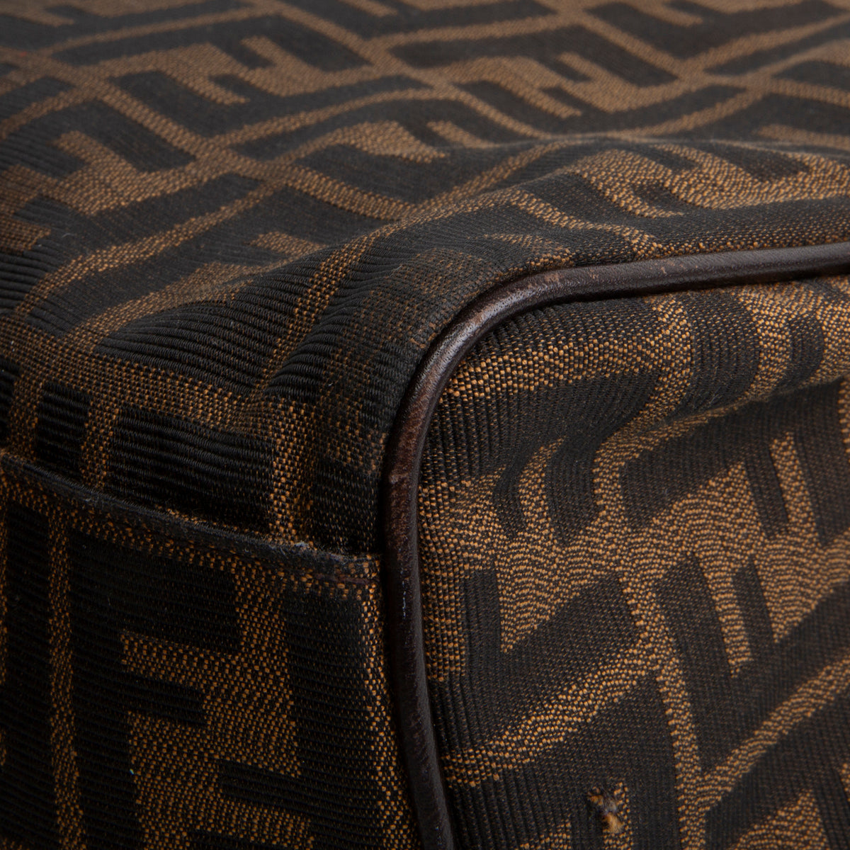 FENDI Zucca Chef Boston Bag - Tobacco
