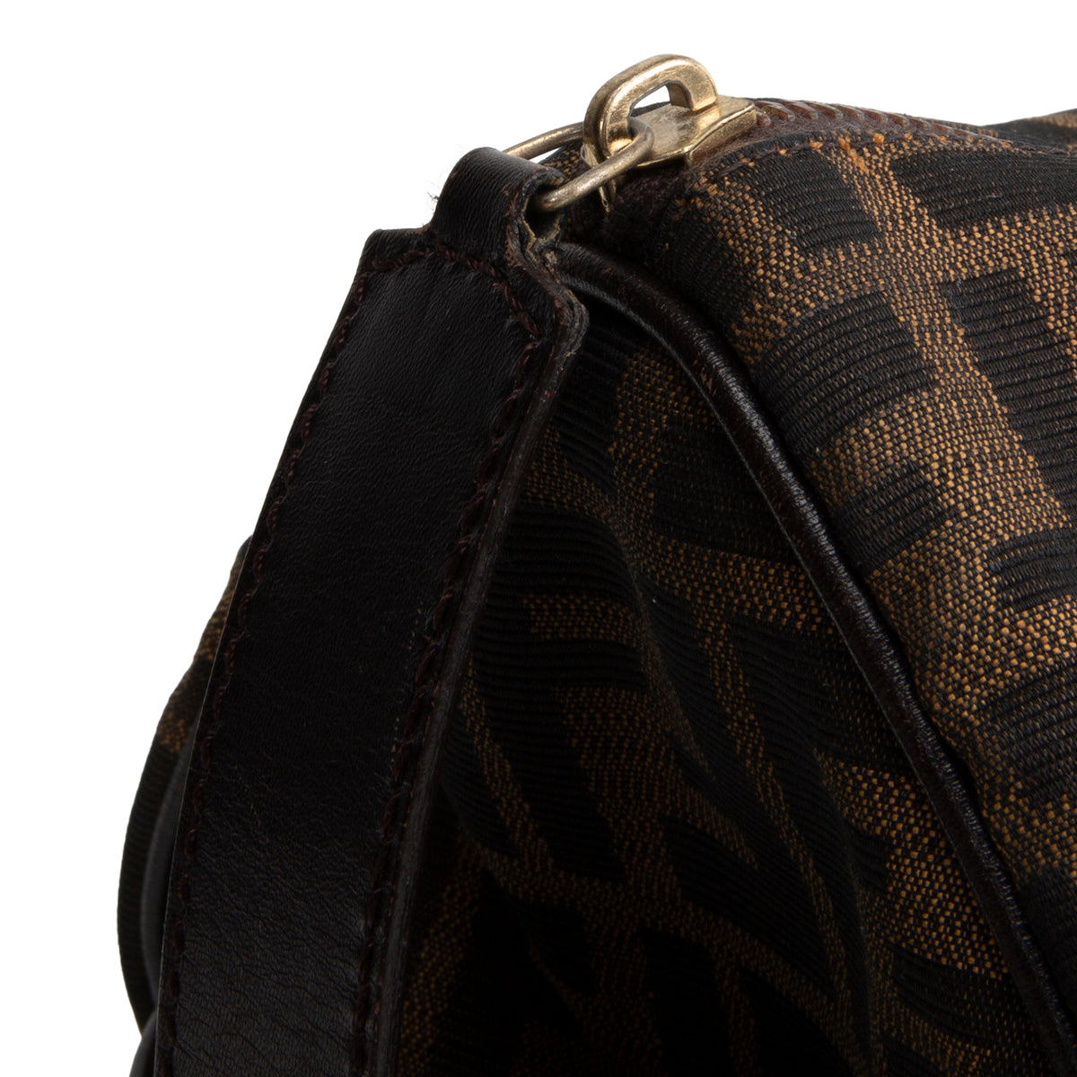FENDI Zucca Chef Boston Bag - Tobacco