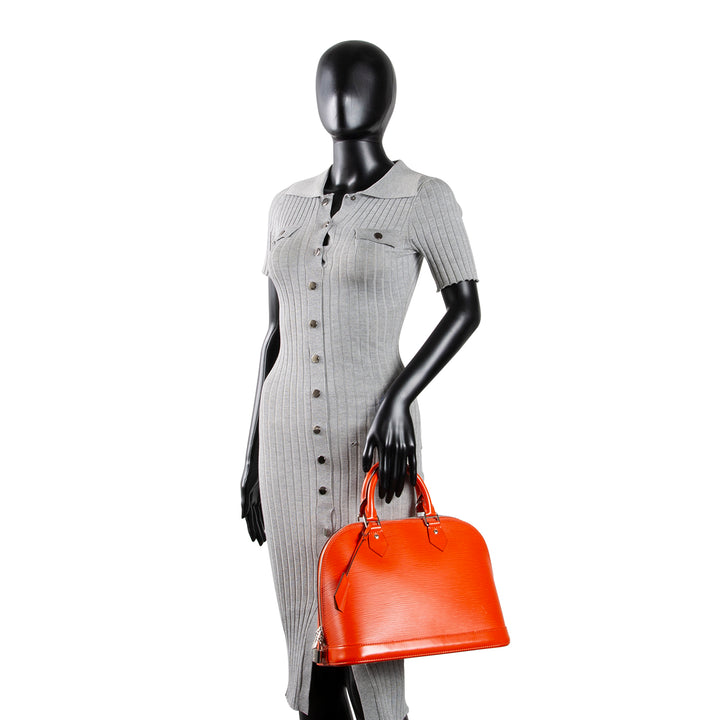 LOUIS VUITTON Epi Alma PM - Orange