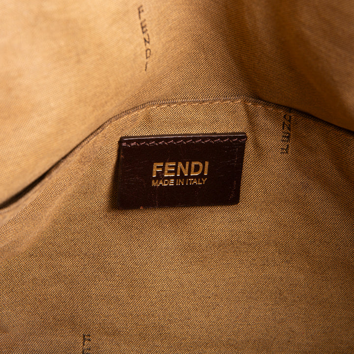 FENDI Zucca Chef Boston Bag - Tobacco