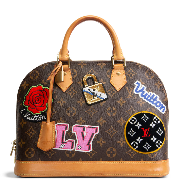 LOUIS VUITTON Alma PM Patches Monogram Bag
