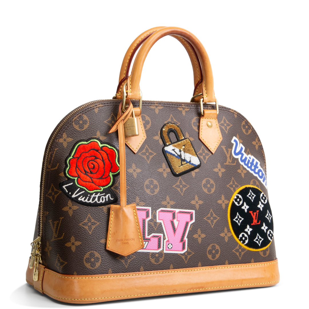 LOUIS VUITTON Alma PM Patches Monogram Bag
