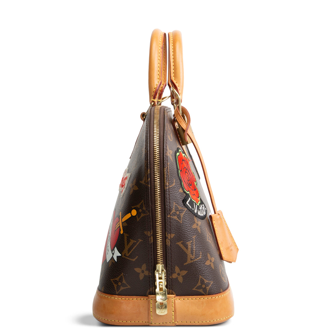 LOUIS VUITTON Alma PM Patches Monogram Bag