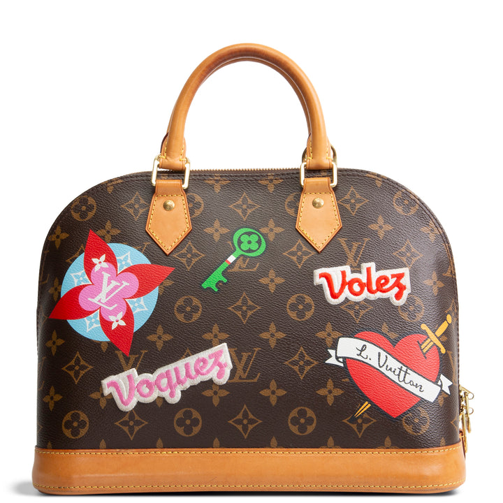 LOUIS VUITTON Alma PM Patches Monogram Bag