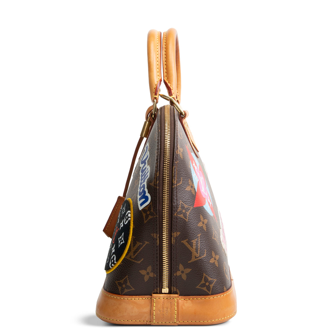 LOUIS VUITTON Alma PM Patches Monogram Bag
