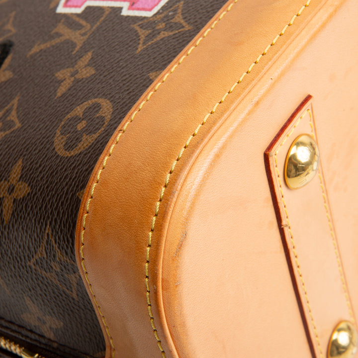 LOUIS VUITTON Alma PM Patches Monogram Bag