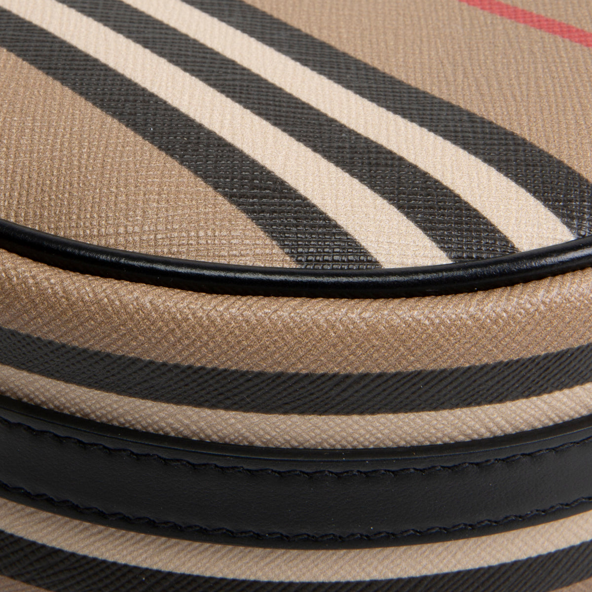 BURBERRY Icon Strip Round Crossbody E - Canvas