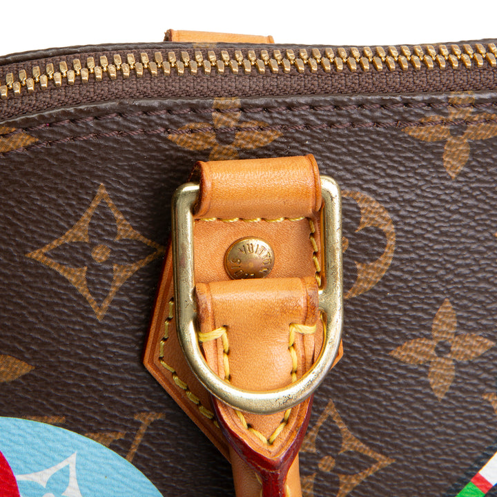 LOUIS VUITTON Alma PM Patches Monogram Bag