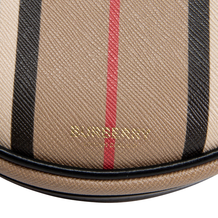 BURBERRY Icon Strip Round Crossbody E - Canvas