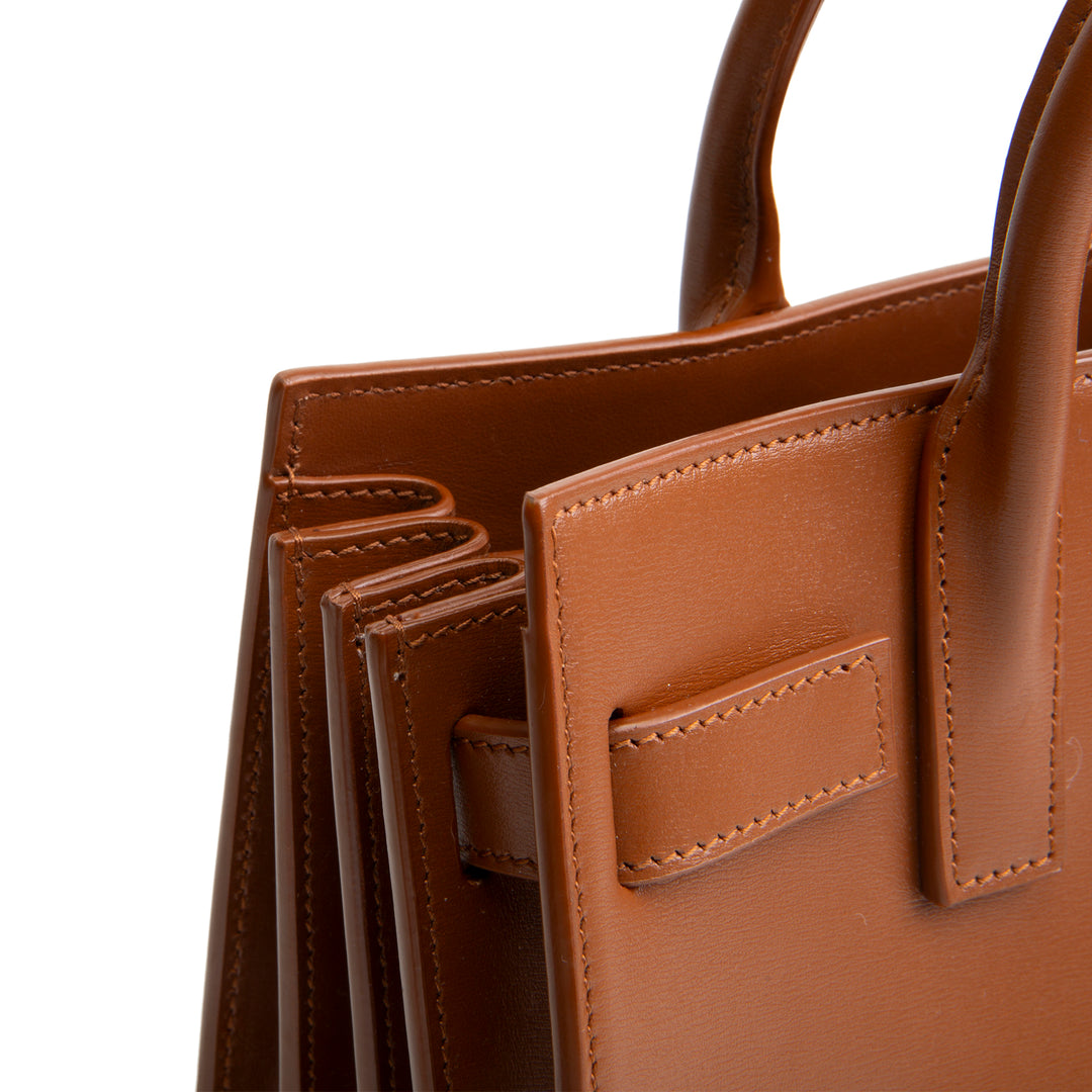 SAINT LAURENT Sac de Jour Nano - Brown