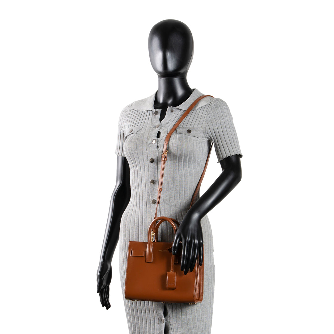 SAINT LAURENT Sac de Jour Nano - Brown