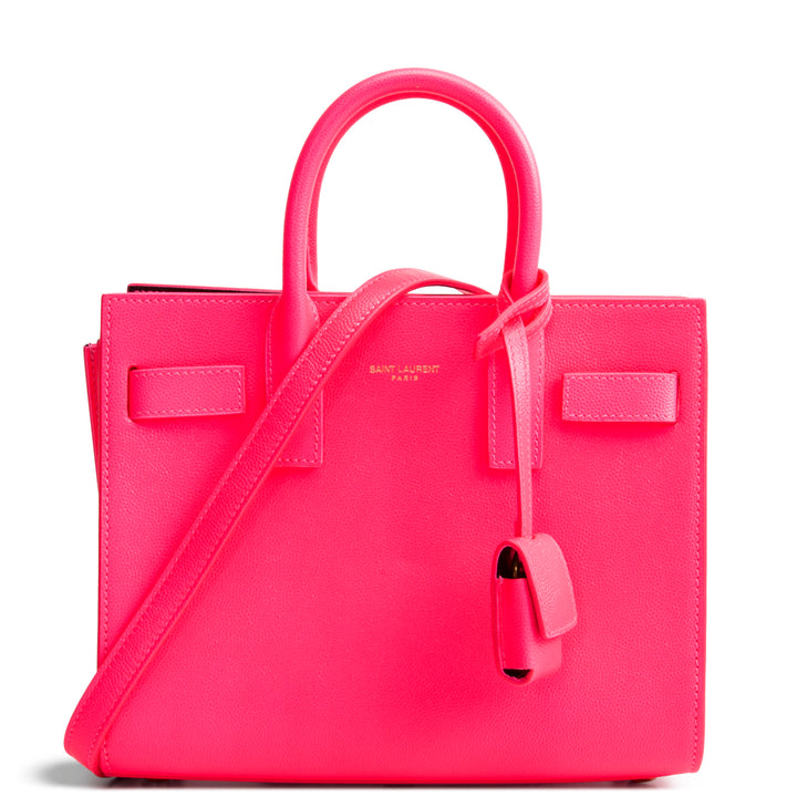 SAINT LAURENT Sac de Jour Nano - Neon Pink