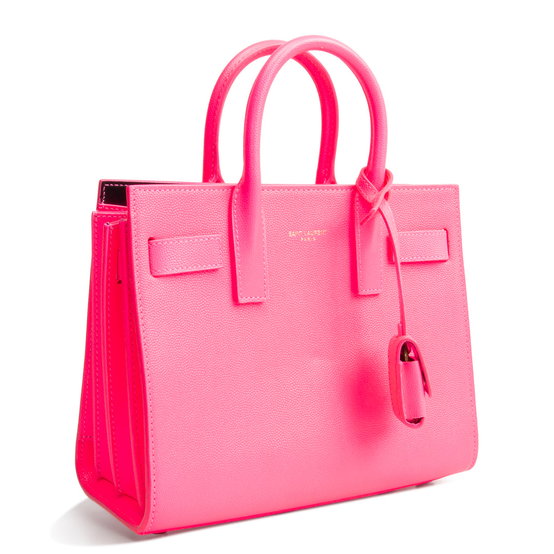 SAINT LAURENT Sac de Jour Nano - Neon Pink