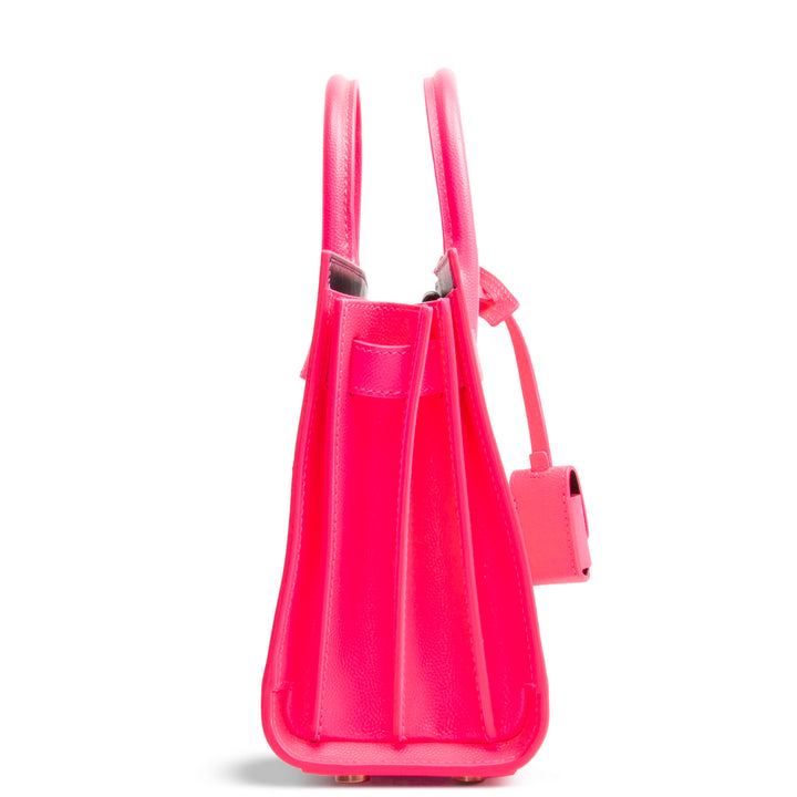 SAINT LAURENT Sac de Jour Nano - Neon Pink